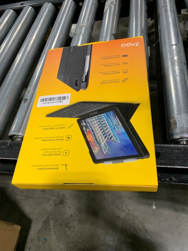 Photo 1 of ZAGG - Messenger Folio 2 - Tablet Keyboard & Case for 10.2-inch iPad, 10.5-inch iPad/Air 3
