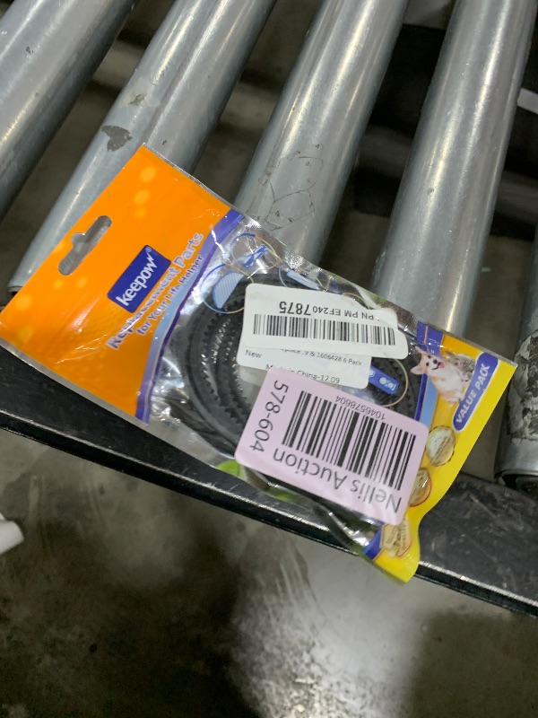 Photo 1 of KEEPOW Replacement Belt Set Compatible with Bissell ProHeat 2X Revolution Models 1548 1550 1551 35799 Compare to Parts #1606418 & 1606419 & 1606428 6 Pack