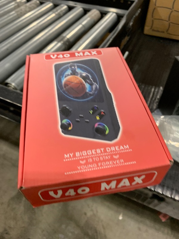 Photo 1 of RegiisJoy 2025 New Upgraded V40 Max Handheld Game Console, 40000 Games 4 inch IPS Screen Retro Gaming Console, 256G 4000mAh Portable Mini Pocket Handheld Emulator Open Source Linux System