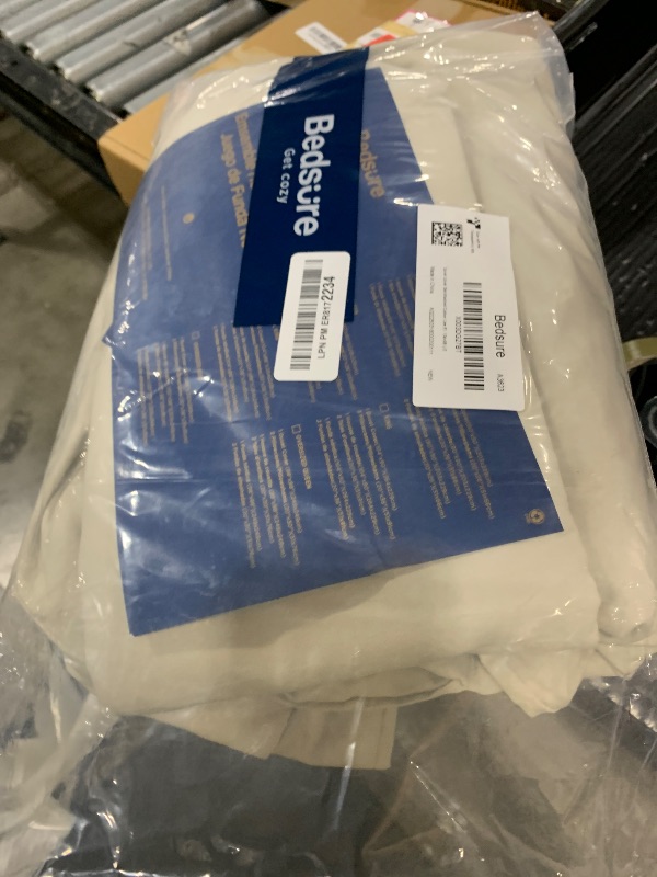 Photo 1 of Bedsure California King Duvet Cover - Prewashed Cotton-Like Extra Soft Bedding Set, Includes 1 Cal King Duvet Cover 104x98 Inches with Zipper Closure & 2 Pillow Shams, Linen, Comforter Not Included