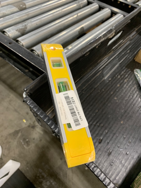 Photo 1 of RONGPRO 9 Inch Torpedo Level, Magnetic Box Level with 45°/90°/180° Bubbles, Shock Resistant Bubble Level Tool for Measuring