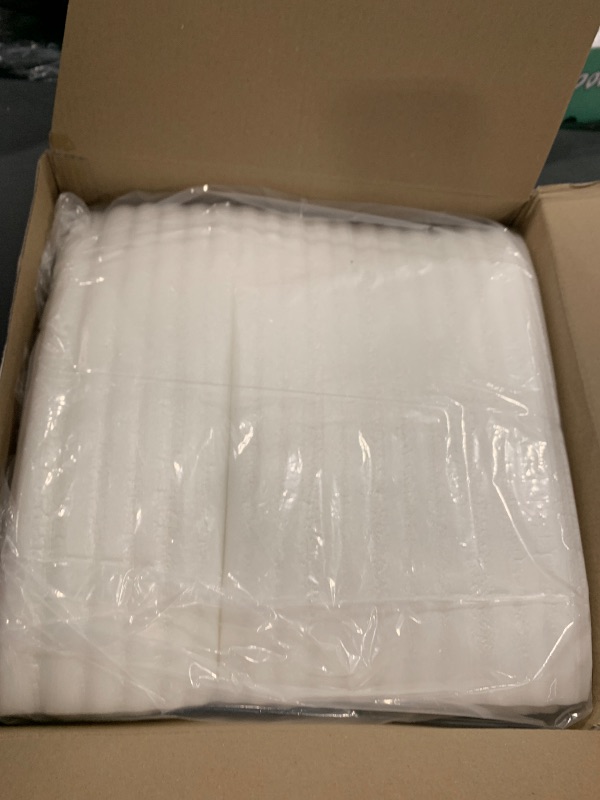 Photo 1 of 100% Compostable Packing Foam Sheets-KTOB 100 Pack 12”x 12”Eco Friendly Moving Supplies and Sustainable Packing Material for Fragile Items