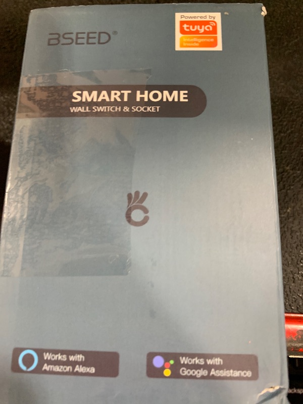 Photo 1 of BSEED Smart Light Switch,1 Gang WiFi Touch Switch with Smart Life APP Control and Timing Function,White Single Pole Switches Work with Amazon Alexa,Google Assistant -(3 Way) Multi-Control Association