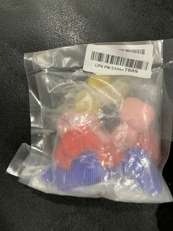 Photo 1 of Juexica 30 Pcs Mini Lapel Headset Microphone Foam Covers Microphone Windscreen Foam Lavalier Mic Covers Small Foam Cover Shield Protection for Variety of Headset Microphone, Noise Reduction, 5 Colors