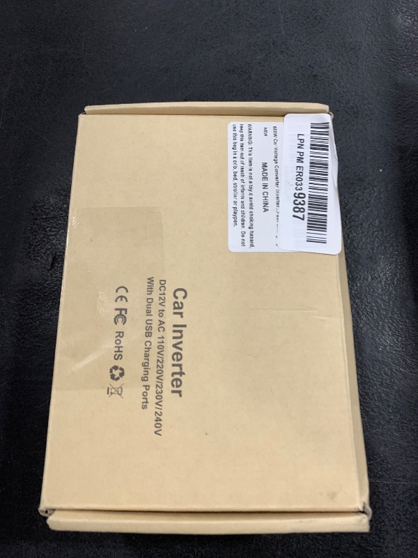 Photo 1 of 600W Car Voltage Converter Inverter DC 12V to AC 110V Ports Fast Charging Car Charger with Cigarette Lighter Plug with 2 Sockets and 2 USB for Business Trips and Vacation