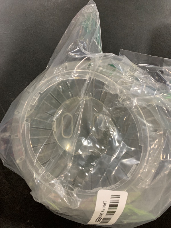 Photo 1 of Hamster Exercise Ball Silent Hamster Wheel Small Animals Transparent Ball for Dwar Rat Relieves Boredom and Increases Activity (6inch with Stand, Clear)