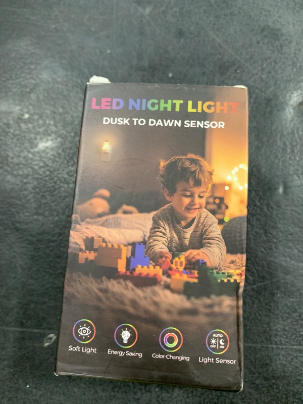 Photo 1 of L LOHAS LED Plug in Night Light for Kids, 3D Cute Puppy Night Lights with Dusk to Dawn Sensor, RGB+Soft White 3000K Dog Night Light, Christmas Birthday Gift Nightlight for Kids, Room Decor