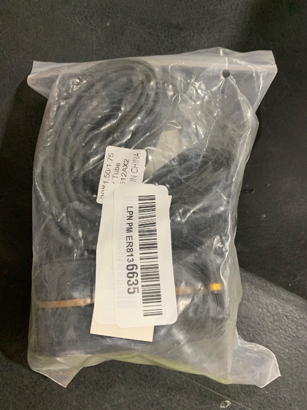 Photo 1 of RUTU 20 inch Bike Tubes 20x1.50/1.75" with 32mm Schrader Valve and Installation Accessories Compatible with 20 x 1.50 20 x 1.60 20 x 1.70 20 x 1.75 Bike Tire Tubes-2 Pack