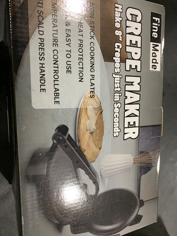 Photo 1 of Compact Roti Maker, 8'' Electric Tortilla Maker Machine, Maquina Para Hacer Tortillas, Electric Tortilla Press, Prensa Para Tortillas, Crepe Maker, Recipe Included, Black