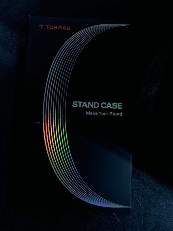 Photo 1 of TORRAS 360 Magnetic Stand for iPhone 17 Pro Case, [Fit for MagSafe] [Rotatable Ring Kickstand] [4X Mil-Grade Shockproof] Slim Phone Cover, Camera Button, Cosmic Orange, Translucent, Ostand O3 Fitness