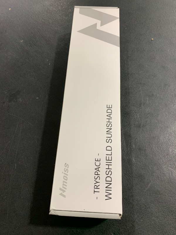 Photo 1 of [2025 Upgrade] Nmoiss Windshield Sun Shade Umbrella - [Vinyl Coating Heat Shield] Protect Car from Sun Rays & Heat Damage Keep Cool and Protect Interior, Spring Structure Edge Medium 56" L x 31" W