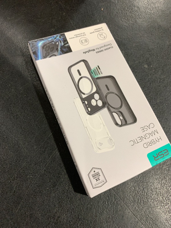 Photo 1 of ESR for iPhone 17 Pro Max Case, Camera Control, Compatible with MagSafe, Shockproof Military-Grade Protection, Magnetic Phone Case for iPhone 17 Pro Max, Classic Hybrid Case, Clear