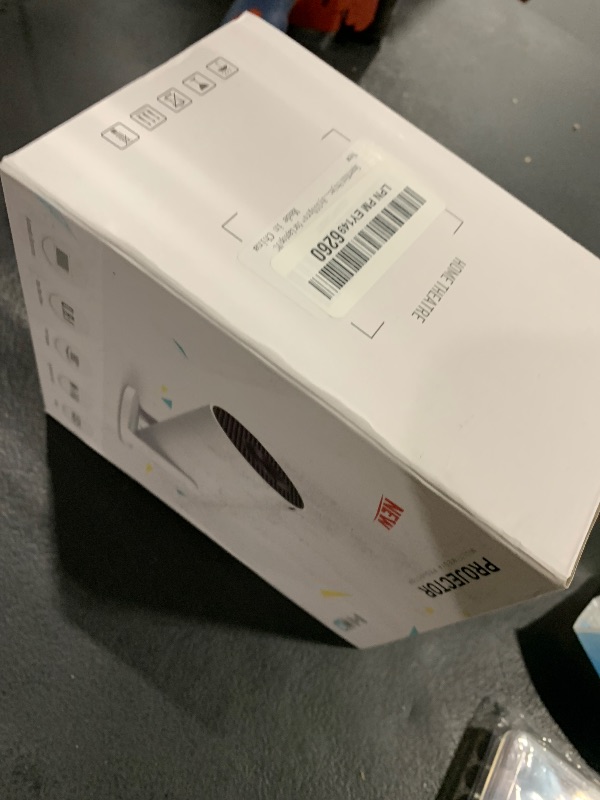 Photo 1 of ENUOSUMA Super Mini Projector with WIFI 6 and Bluetooth, 4K 1080P Support Portable Projector, Built-in App, Android 11, 200 ANSI, Auto Keystone Correction, Video Projector for Laptop/PC/Smartphone