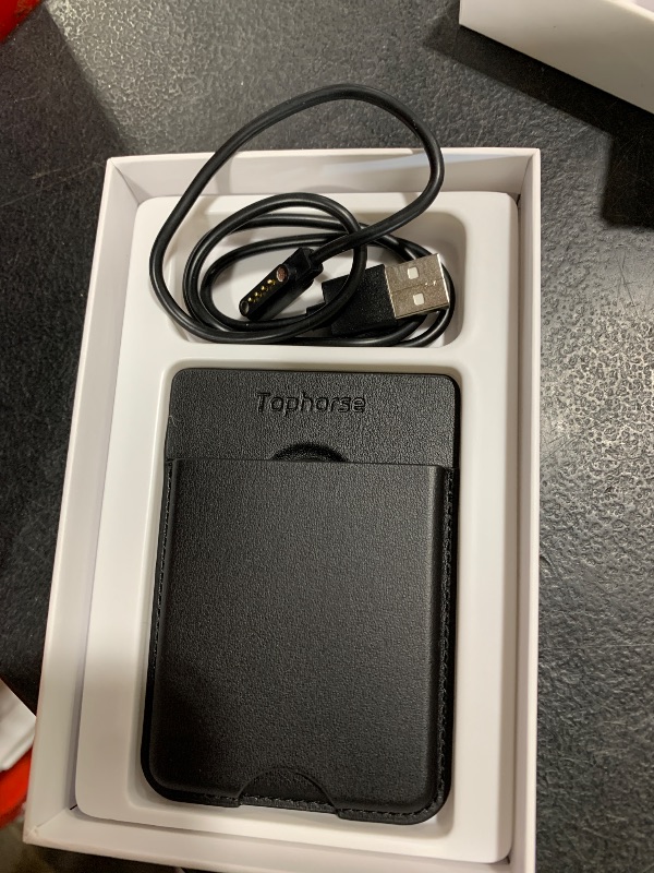 Photo 1 of Tophorse AI Voice Recorder, Free Transcribe & Summarize with AI Technology, Digital Voice Recorder w/Case, App Control, Support 101 Languages, 64GB Memory, Voice Recorder for Meetings, Calls, Black