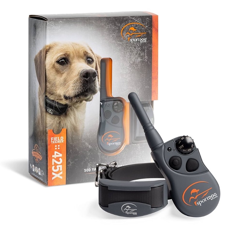 Photo 1 of SportDOG FieldTrainer 425X - Remote Trainer Designed for Off-Leash Control & Training - 500-Yard Range - Waterproof - Quick Charge-Collar with 21 Levels of Static, Tone, & Vibration