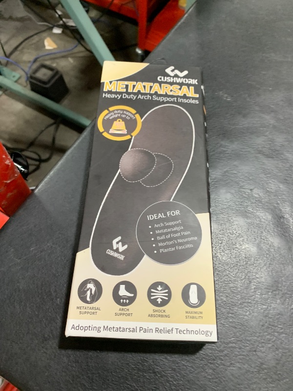 Photo 1 of Cushwork Metatarsalgia and Morton's Neuroma Insoles for Ball of Foot Pain, Plantar Fasciitis, Metatarsal Pain Relief, All Day Comfort Arch Support Orthotic Shoe Inserts for Men Women-G