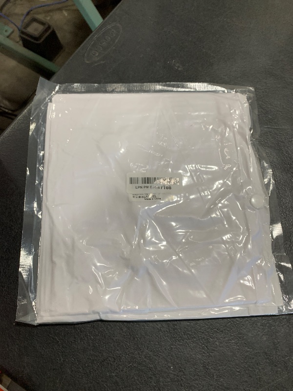 Photo 1 of eachope 1 Pack Fabric Snap-in Shower Curtain Liner Replacement,Compatible with No Hook Shower Curtain with Snap in Liner, Removable & Water-Repellent,Machine Washable,70x54,White