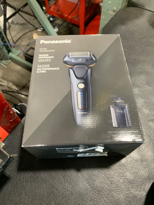 Photo 1 of Panasonic Electric Razor for Men, Electric Shaver for Men, ARC5 with Premium Automatic Cleaning and Charging Station, Wet Dry Shaver, Cordless Razor, with Pop-Up Trimmer ES-LV97-K, Black