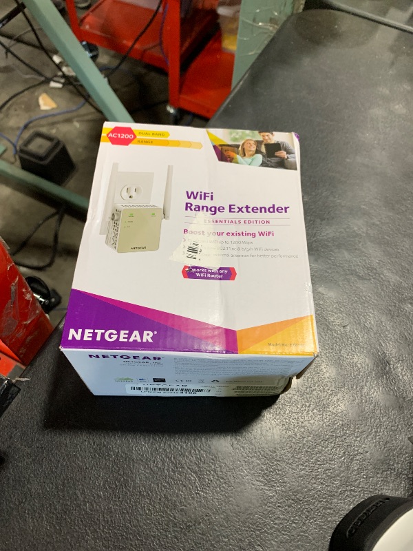 Photo 1 of NETGEAR WiFi Range Extender (EX6120) - Add up to 1,500 sq. ft., 25 Devices - AC1200 Dual Band Wireless Signal Booster & Repeater (Up to 1.2 Gbps Speed), Compact Wall Plug Design – Free Expert Help