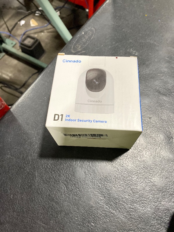Photo 1 of Cinnado Security Camera Indoor-2K 360° WiFi Cameras for Home Security?Pet/Dog/Baby Camera with Phone app, 2-Way Audio, Night Vision, 24/7 SD Card Storage, Works with Alexa & Google Home (2.4Ghz)-D1
