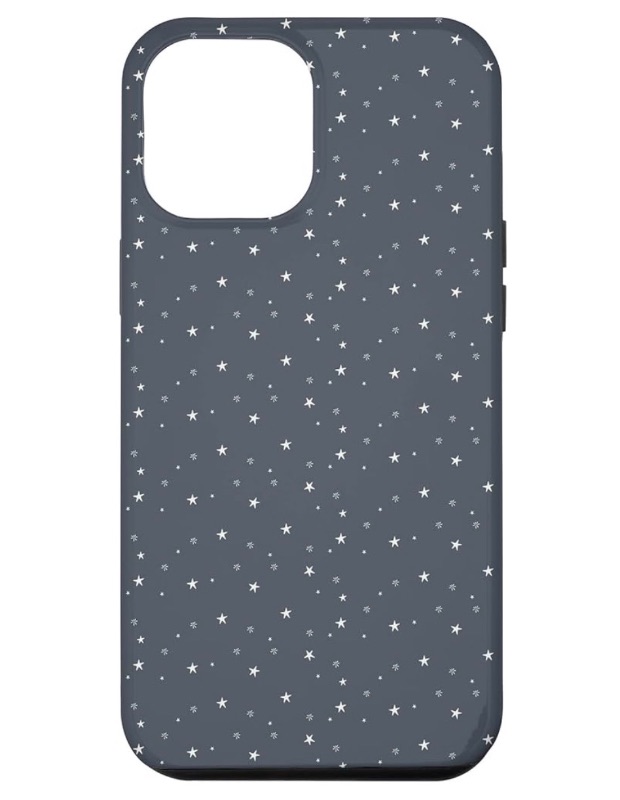 Photo 1 of iPhone 12 Pro Max Winter Cute Snow and Stars Snowflake Colorful Holidays Case
