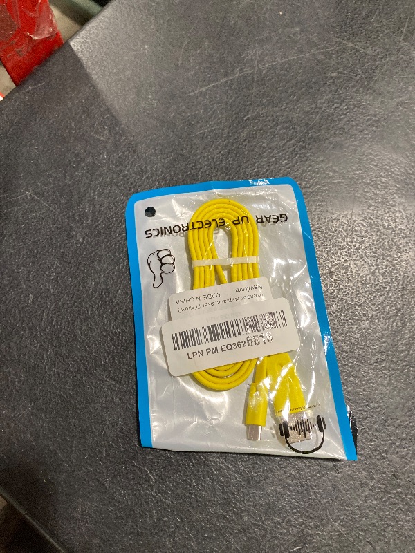 Photo 1 of Toeasor Replacement UE Boom Charger Cable Cord Compatible with Logitech UE Boom/UE Boom 2/ Megaboom/Wonderboom/Miniboom/Roll Wireless Speaker (Yellow)