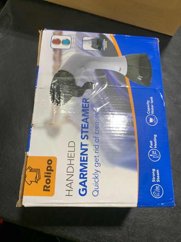 Photo 1 of Rolipo Steamer for Clothes 1350W, Clothes Steamer for Home, Office, Travel, Upgraded 400ML Large Capacity Water Tank, Wrinkle Remover
