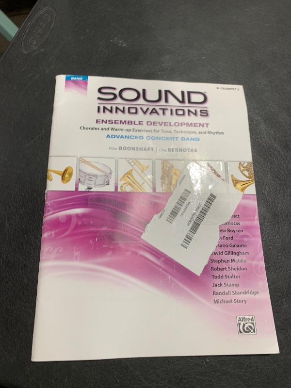 Photo 1 of Sound Innovations for Concert Band -- Ensemble Development for Advanced Concert Band: B-flat Trumpet 2