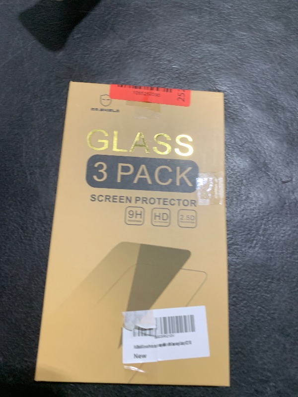 Photo 1 of Mr.Shield [3-Pack] Designed For Samsung Galaxy S22 5G [Fingerprint Unlock Compatible] [Tempered Glass] [Japan Glass with 9H Hardness] Screen Protector