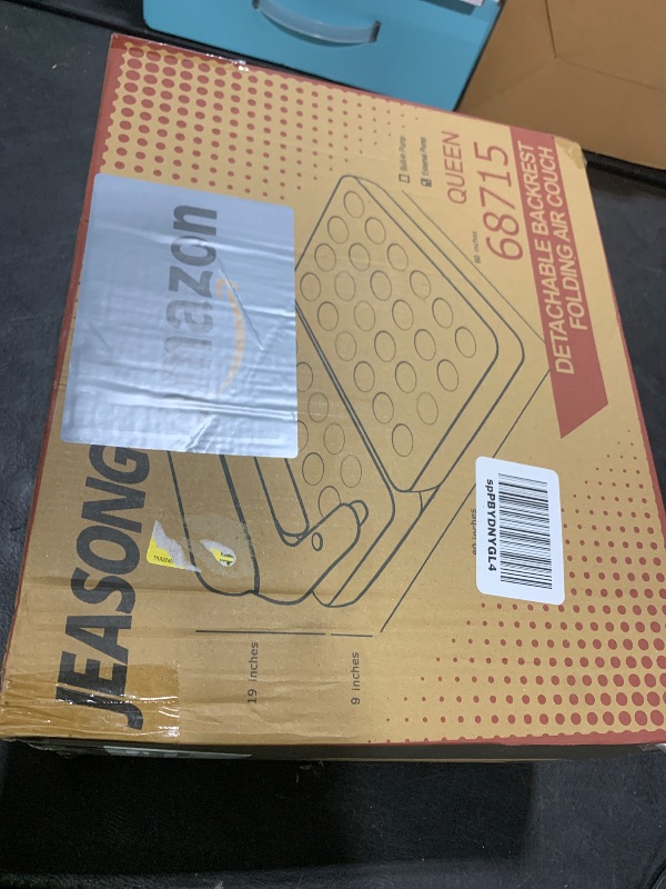 Photo 1 of JEASONG Inflatable Chair Air Couch with Air Pump, Camping Air Mattress Blow Up Inflatable Sofa Bed with Backrest, Multi-Mode Use, Easy to Storage
