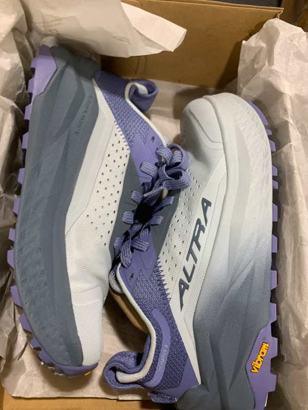 Photo 1 of ALTRA Women's Olympus 6 Trail Running Shoe, Gray/Blue, 8