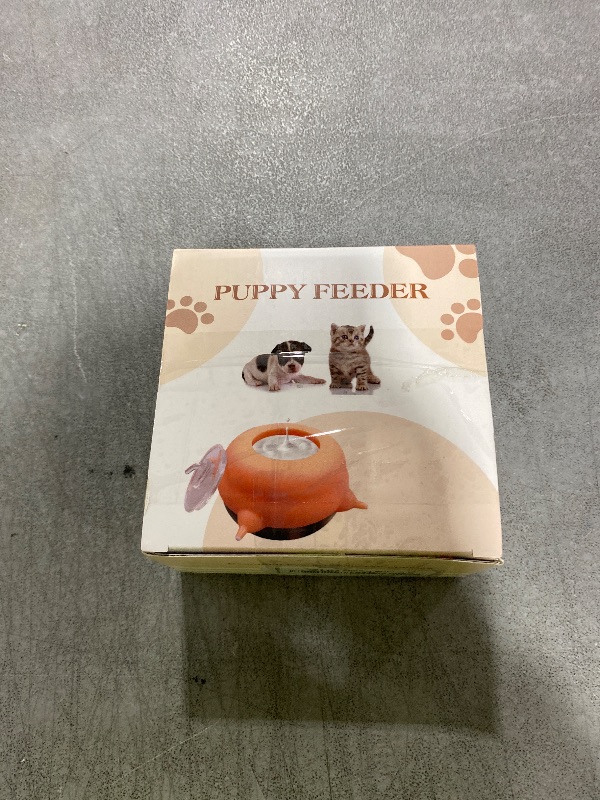 Photo 1 of ZALBYUY Puppy Feeder for Multiple Puppies, Pet Milk Feeder with Silicone Dog Nursing Station of 4, Puppy Milk Replacer for Puppies/Kittens