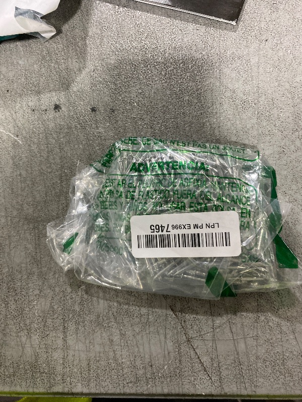 Photo 1 of 300pcs Double Head Skirting Thread Seamless Nail Double Head Nails Double Side Nails With 3 Installation Barrels for Skirting Seamless Nails Double-Head Screw Solid Wood Baseboard Screws