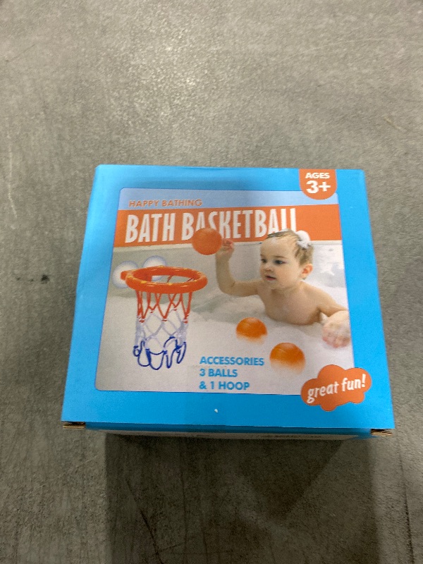 Photo 1 of KSABVAIA Bath Toys - Bathtub Basketball Hoop for Kids Toddlers - Bath Toys Shower Toys for Kids Ages 4-8,Suction Cup Basketball Hoop & 3 No Hole Balls Set for Boys Girls