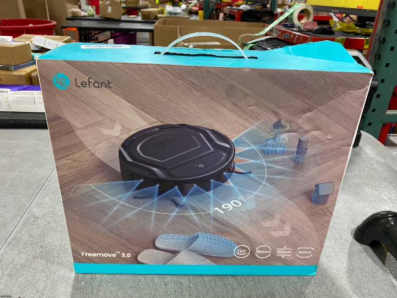 Photo 1 of Lefant M210P Robot Vacuum Cleaner,Super Thin,Powerful Suction,Quiet,Self-Charging Robotic Vacuum Cleaner,Cleans Hard Floors to Medium-Pile Carpets,120 Mins Runtime,APP/Voice/WiFi/Alexa Control,Grey