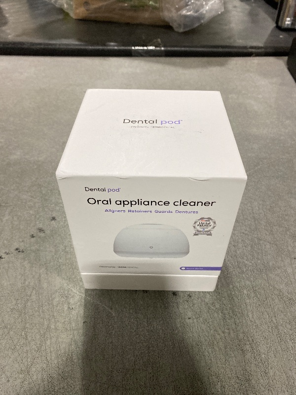 Photo 1 of Zima Dental Pod: Ultrasonic Retainer Cleaner. The Original Retainer Cleaner Machine, Aligner Cleaner, Nightguard Cleaner, Mouthguard Cleaner, Denture Cleaner. Ultrasonic Cleaner For Oral Dental Care