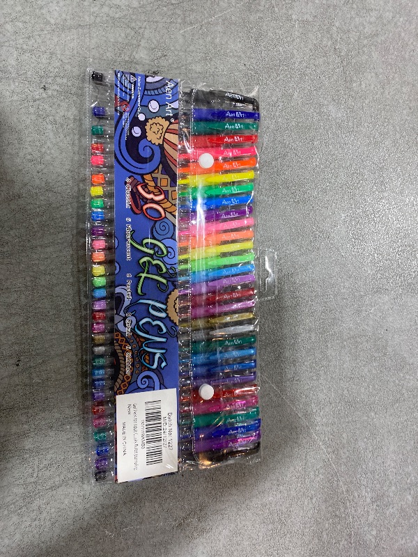 Photo 1 of Gel Pens for Adult Coloring Books, 30 Colors Fine Point Gel Marker Pen with 40% More Ink for Drawing, Bullet Journaling, School Craft Supplies