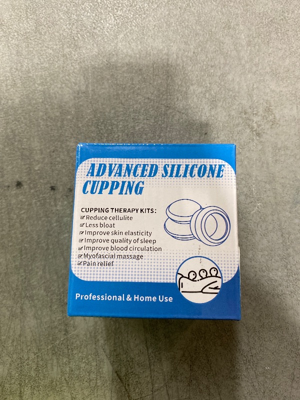 Photo 1 of Excitsayno Silicone Cupping Therapy Sets, Cupping Kit for Massage Therapy,Anti Cellulite Cup, for Cellulite Reduction Joint Pain Muscle Pain