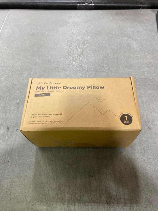 Photo 1 of Toddler Pillow with Pillowcase - 10x18 My Little Dreamy Kids Travel Bed Pillows for Sleeping, Organic Cotton Small Pillowcase, Soft & Breathable, Machine Washable, Toddlers 2-5 Years Old (Slumber)