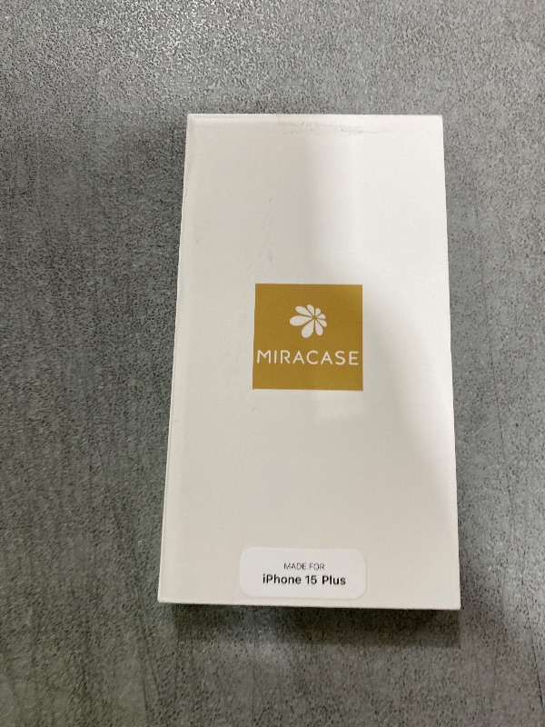 Photo 1 of Miracase Compatible with iPhone 15 Plus Case, [Soft Anti-Scratch Microfiber Lining], Liquid Silicone Case Gel Rubber Shockproof Drop Protection Phone Case for iPhone 15 Plus, Stone