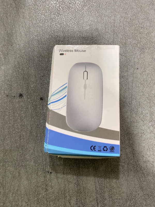 Photo 1 of AIKOKOK Wireless Bluetooth Mouse Rechargeable Laptop Mice with LED Use Portable(BT5.2 and USB 2.4G) Dual Mode Connection Silent Slim Computer Mouse for Laptop/iPad Tablet/Apple MacBook/PC (Black)
