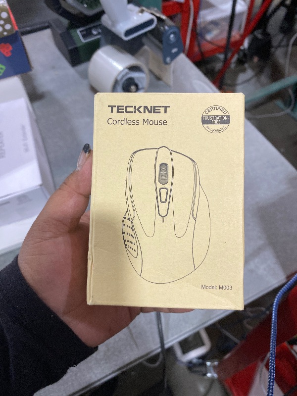 Photo 1 of TECKNET Wireless Mouse for Laptop, Silent Mouse Quiet Click, Computer Mouse Wireless, 6 Adjustable 4000 DPI Computer Mice - Purple