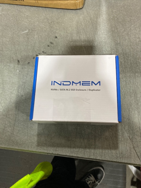 Photo 1 of M.2 NVMe SSD Enclosure Adapter, 10Gbps SATA & M.2. NVMe Dual Bay Offline Clone USB-C Adapters Supports 3.5"/2.5" SATA SSD, Type-C Standalone Clone Duplicator