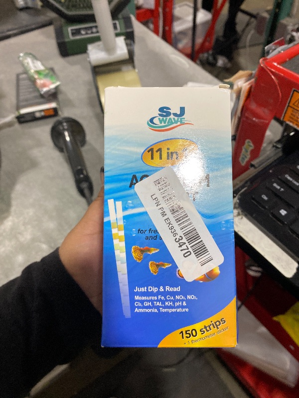 Photo 1 of 11 in 1 - Aquarium Test Strips | 950 Tests - 150 Strips | Fish Tank Aquariums Water Test Kit & ebook | Aquarium Thermometer | Fish Tank Water Testing Kit Includes 50 Ammonia Strips | Versatile Usage