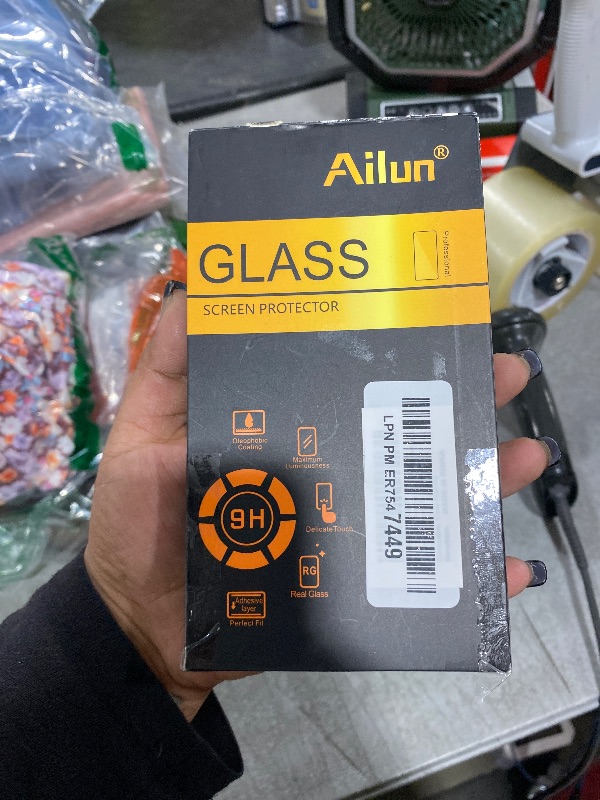 Photo 1 of Ailun 3 Pack Screen Protector for iPhone 17 / iPhone 16 Pro [6.3 inch] with Installation Frame, Tempered Glass, Sensor Protection, Dynamic Island Compatible, Case Friendly