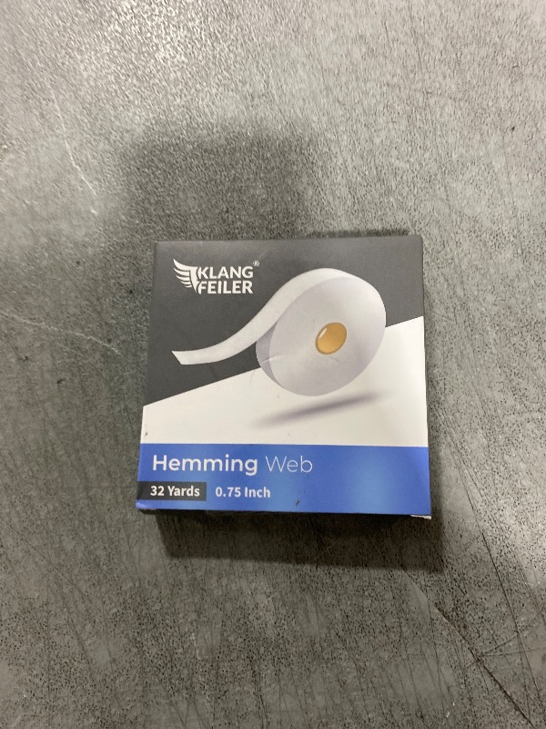 Photo 1 of Klangfeiler® Hemming Tape - 0.75 INCH x 32 Yards - Extra Strong - Iron-On Hem Tape Adhesive