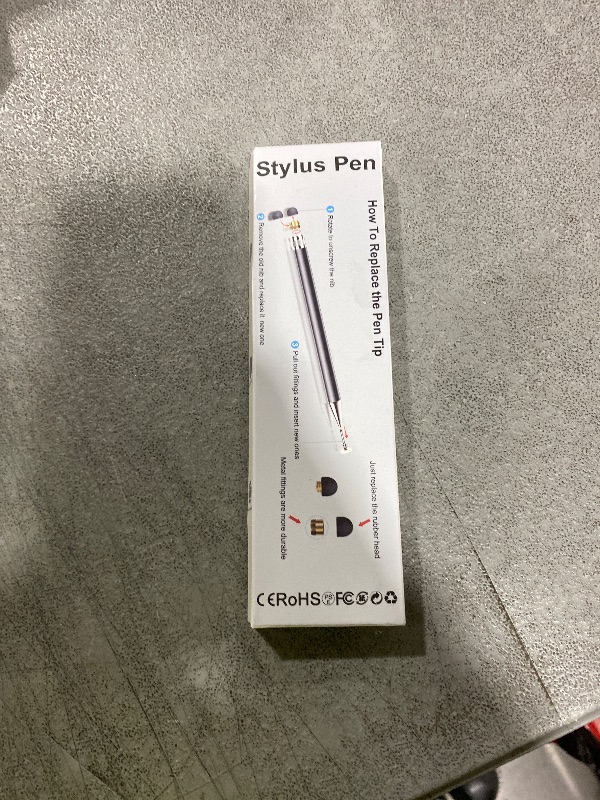 Photo 1 of Stylus (5 Pcs), 2-in-1 Stylus Pen for Touch Screen, High Precision and Sensitivity, Suitable for iPhone/ipad/Android Tablets, Compatible with All Touch Screens (Black/White/Blue/Rose Gold/Silver)
