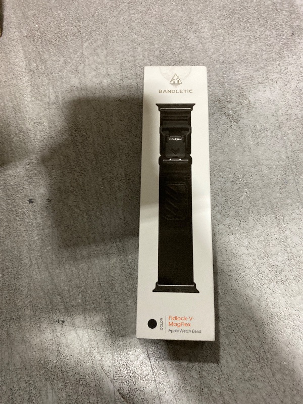 Photo 1 of Bandletic Compatible with Apple Watch Ultra Band Men, Wide Soft Elastic Straps with Magnetic Fidlock V-Buckle for iWatch 49mm(Ultra 3/2/1),46mm(11/10),45mm(9/8/7),44mm(SE3/SE2/SE/6/5/4),42mm(3/2/1)