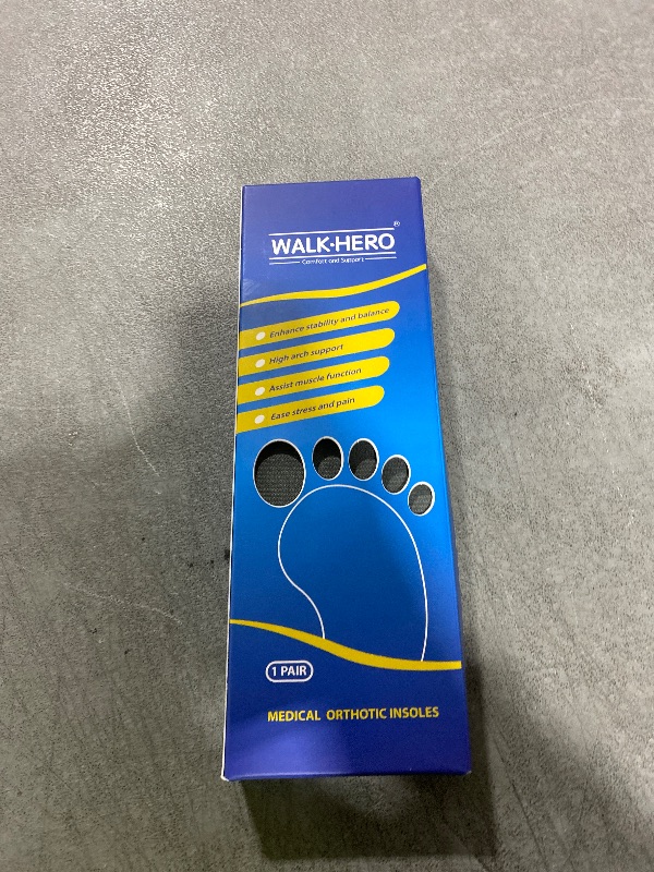 Photo 1 of Plantar Fasciitis Feet Insoles Arch Supports Orthotics Inserts Relieve Flat Feet, High Arch (Mens 5-5 1/2 | Womens 7-7 1/2)