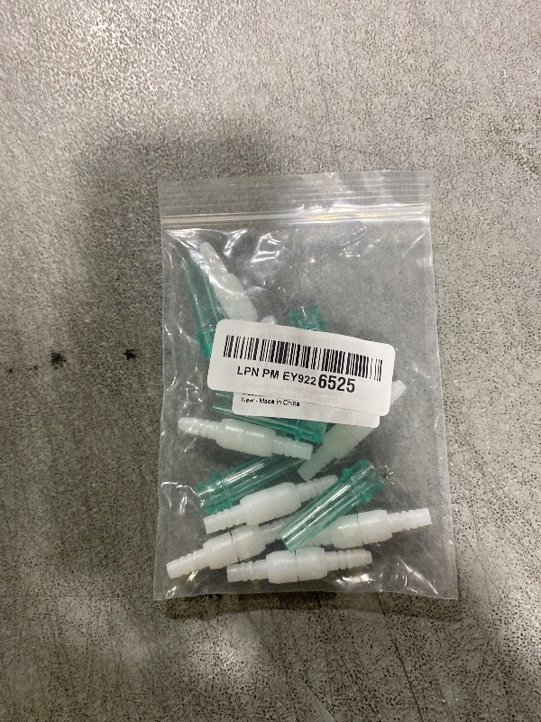 Photo 1 of Oxygen Tubing Swivel Connectors 10-Pack, Seamless Swivel Connections for Cannula or Tube, 360-Degree Rotation, Standard Size - Male/Female